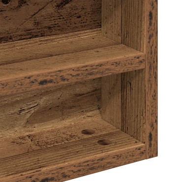 vidaXL Βιτρίνα Παγκάκι Παλιού Ξύλου 100x8,5x75cm Κατασκευασμένο Ξύλο