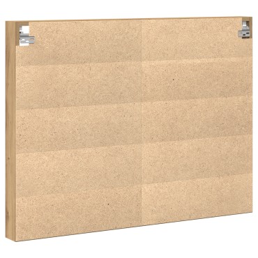 vidaXL Βιτρίνα Artisan Ξύλο Δρυός 100x8,5x75cm Συνθετικό Ξύλο