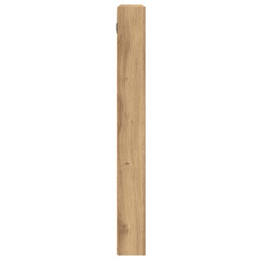 vidaXL Βιτρίνα Artisan Ξύλο Δρυός 100x8,5x75cm Συνθετικό Ξύλο