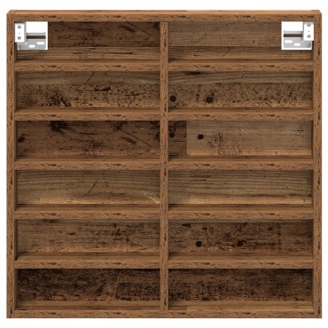 vidaXL Βαθιά ντουλάπα παλιού ξύλου 60x8,5x58cm κατασκευασμένου ξύλου