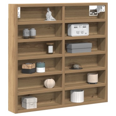 vidaXL Βιτρίνα Καμπίνα από Ξύλο Δρυός 60x8,5x58cm Συνθετικό Ξύλο