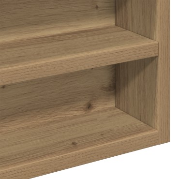 vidaXL Βιτρίνα Καμπίνα από Ξύλο Δρυός 60x8,5x58cm Συνθετικό Ξύλο