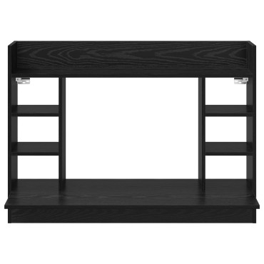 vidaXL Γραφείο Τοίχου Μαύρη Δρυς 105x48x75cm Επεξεργασμένο Ξύλο 1 τεμ.