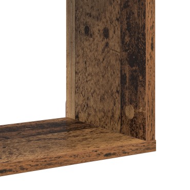 vidaXL Ράφι τοίχου παλαιού ξύλου 100x20x53cm Ξύλο μηχανικής 1 τεμ.