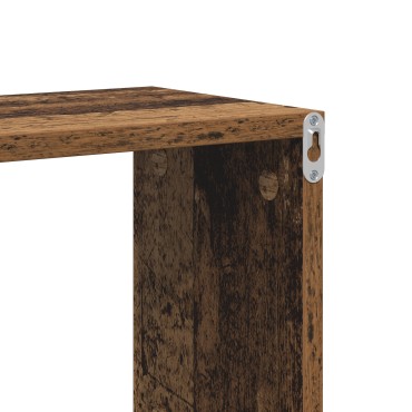 vidaXL Ράφι τοίχου παλαιού ξύλου 100x20x53cm Ξύλο μηχανικής 1 τεμ.