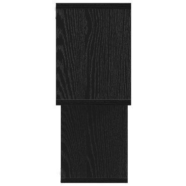 vidaXL Ράφι Τοίχου Μαύρη Δρυς 100x20x53cm Επεξεργασμένο Ξύλο 1 τεμ.