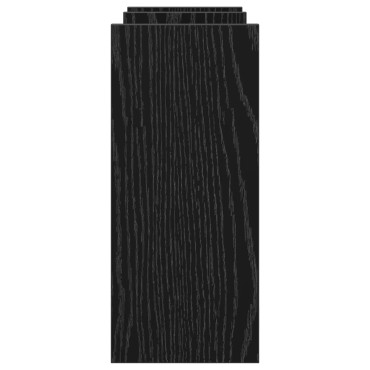 VidaXL Οργανωτής Γραφείου Μαύρη Βελανιδιά 50x15.5x35.5 εκ