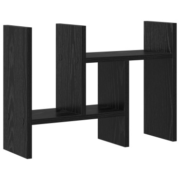 VidaXL Οργανωτής Γραφείου Μαύρη Βελανιδιά 50x15.5x35.5 εκ