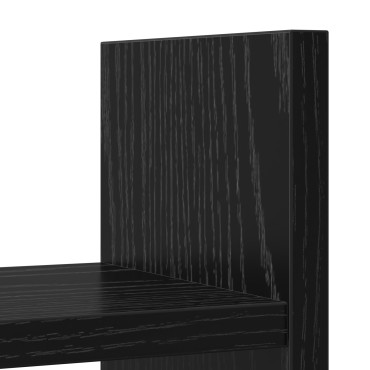 VidaXL Οργανωτής Γραφείου Μαύρη Βελανιδιά 50x15.5x35.5 εκ