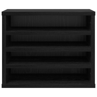 vidaXL Οργανωτής Γραφείου Μαύρη Δρυς 36x26x29.5 cm Επεξεργασμένο Ξύλο