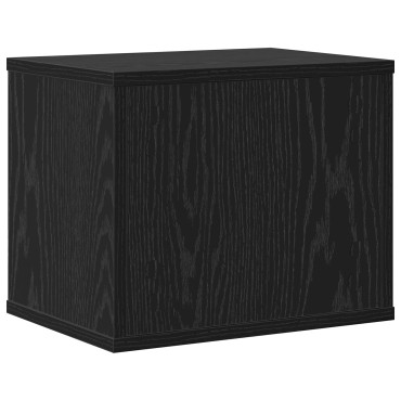 vidaXL Οργανωτής Γραφείου Μαύρη Δρυς 36x26x29.5 cm Επεξεργασμένο Ξύλο