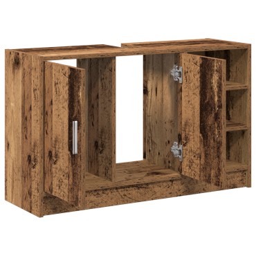 vidaXL Ντουλάπι Μπάνιου Παλιό Ξύλο 90x29x55cm Επεξεργασμένο ξύλο 1 τεμ.