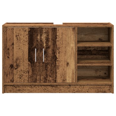 vidaXL Ντουλάπι Μπάνιου Παλιό Ξύλο 90x29x55cm Επεξεργασμένο ξύλο 1 τεμ.