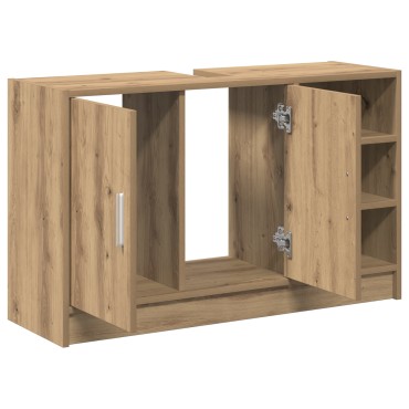 vidaXL Cabinet Νεροχύτη Δρυός 90x29x55cm Επεξεργασμένο Ξύλο