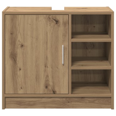 vidaXL Ντουλάπι νιπτήρα Artisan Oak 63x29x55cm Επεξεργασμένο ξύλο