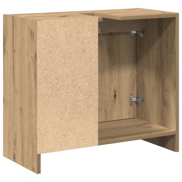 vidaXL Ντουλάπι νιπτήρα Artisan Oak 63x29x55cm Επεξεργασμένο ξύλο