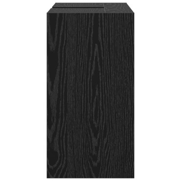 vidaXL Ντουλάπι Νιπτήρα Μαύρη Βελανιδιά 63x29x55cm Επεξεργασμένο Ξύλο 1 τεμ.