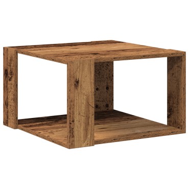 vidaXL Τραπέζι Καφέ Παλιό Ξύλο 51.5x51.5x30cm Φτιαγμένο από Ξύλο 1 τεμ.
