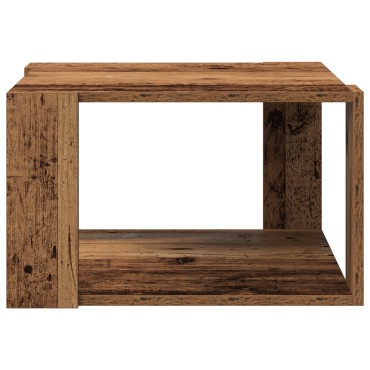 vidaXL Τραπέζι Καφέ Παλιό Ξύλο 51.5x51.5x30cm Φτιαγμένο από Ξύλο 1 τεμ.