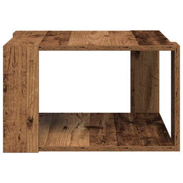 vidaXL Τραπέζι Καφέ Παλιό Ξύλο 51.5x51.5x30cm Φτιαγμένο από Ξύλο 1 τεμ.