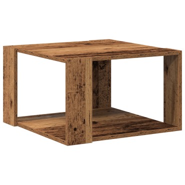 vidaXL Τραπέζι Καφέ Παλιό Ξύλο 51.5x51.5x30cm Φτιαγμένο από Ξύλο 1 τεμ.