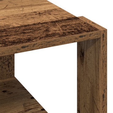 vidaXL Τραπέζι Καφέ Παλιό Ξύλο 51.5x51.5x30cm Φτιαγμένο από Ξύλο 1 τεμ.