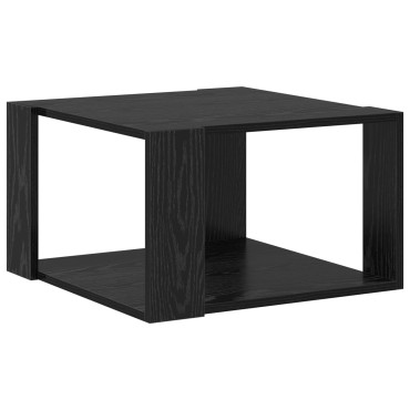 vidaXL Τραπεζάκι σαλονιού Μαύρη Οξυά 51,5x51,5x30 εκ 1 τεμ.