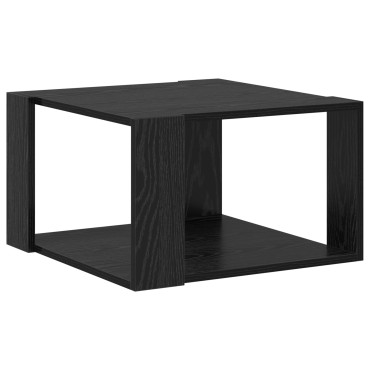 vidaXL Τραπεζάκι σαλονιού Μαύρη Οξυά 51,5x51,5x30 εκ 1 τεμ.