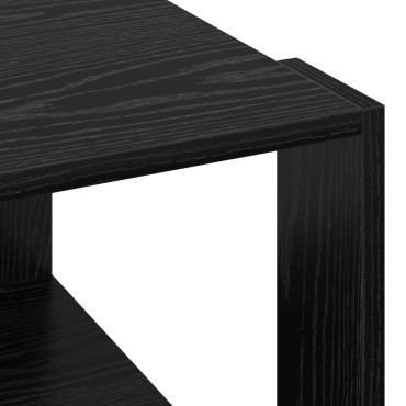 vidaXL Τραπεζάκι σαλονιού Μαύρη Οξυά 51,5x51,5x30 εκ 1 τεμ.