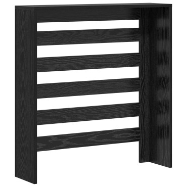 vidaXL Κάλυμμα Ραδιόρ Μαύρο Δρυ 78x20x82 εκ. Επεξεργασμένο Ξύλο