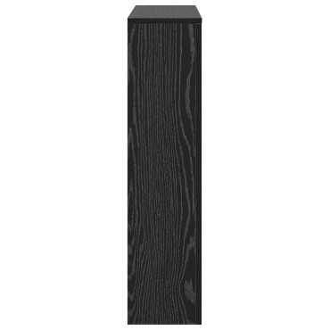 vidaXL Κάλυψη Καλοριφέρ Μαύρη Δρυς 104x20x82 εκ Επεξεργασμένο Ξύλο