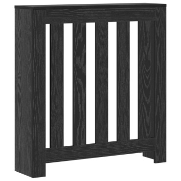 vidaXL Καλύμμα καυστήρα Μαύρη Δρυ 78x20x82 εκ. Επεξεργασμένο ξύλο