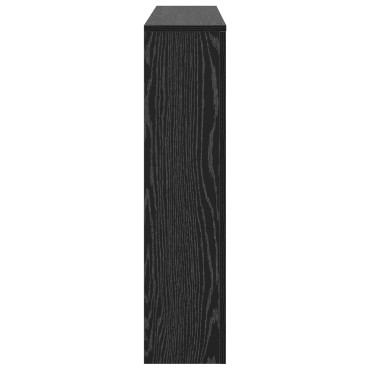 vidaXL Kάλυμμα Καλοριφέρ Μαύρη Δρυός 149x20x82 εκ Φτιαγμένο Ξύλο