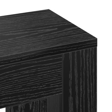 vidaXL Κάλυμμα Θερμαντήρα Μαύρη Δρυς 175x20x82 cm Ξυλεία