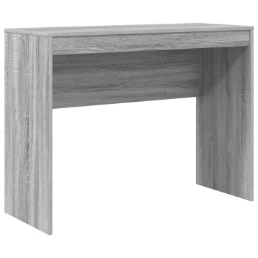vidaXL Γραφείο Υπολογιστή Γκρι sonoma MDF 100x40x76cm Απλό 1 τεμ.
