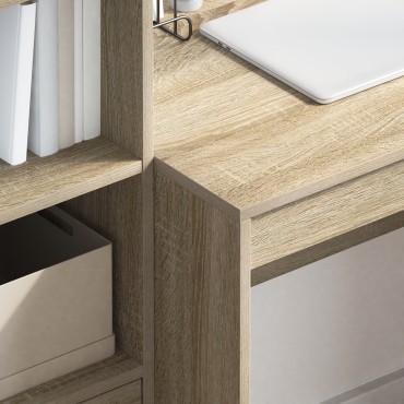 vidaXL Γραφείο Σονόμα Όκ 80x50x76cm Επεξεργασμένο Ξύλο 1 τεμ.