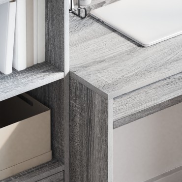 vidaXL Γραφείο Γκρι Σοναμά 80x50x76cm Επεξεργασμένη Ξυλεία 1 τεμ.