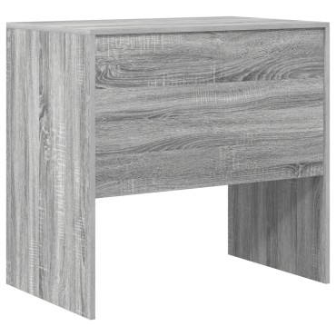 vidaXL Γραφείο Γκρι Σοναμά 80x50x76cm Επεξεργασμένη Ξυλεία 1 τεμ.