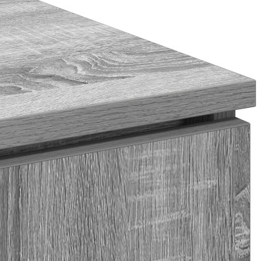 vidaXL Έπιπλο Τηλεόρασης Γκρι Σονομα 100x38x49cm Επεξεργασμένο Ξύλο