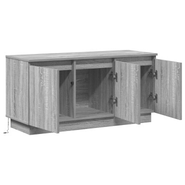 vidaXL Έπιπλο Τηλεόρασης Γκρι Σονομα 100x38x49cm Επεξεργασμένο Ξύλο