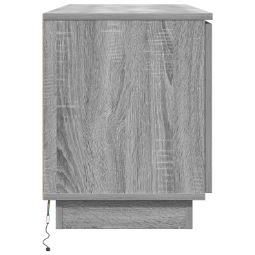 vidaXL Έπιπλο Τηλεόρασης Γκρι Σονομα 100x38x49cm Επεξεργασμένο Ξύλο