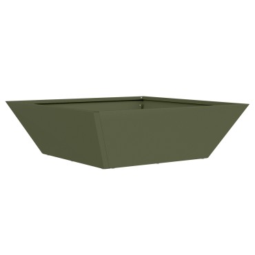 vidaXL Μηχανισμός Γλάστρας Μεταλλική Ελιά 50 x 50 x 15 cm