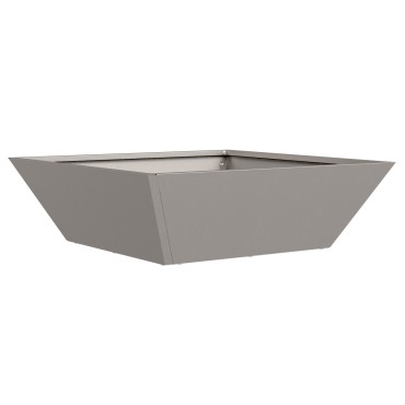 vidaXL Μεταλλική Γλάστρα Φθαρτός χάλυβας 50 x 50 x 15 εκ