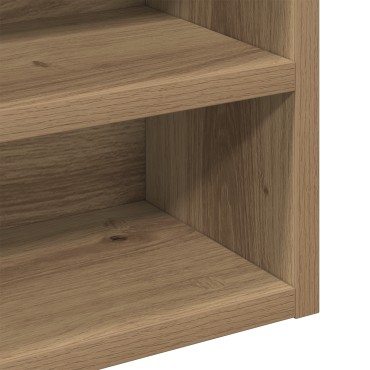 vidaXL Βιτρίνα Καμπίνας Artisan Oak 100x15x58cm Επεξεργασμένο ξύλο