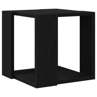 vidaXL Τραπεζάκι καφέ Μαύρος δρυός MDF 32x32x30cm Απλό Τετράγωνο 1 τεμ.