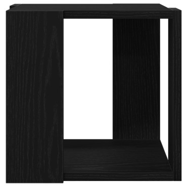 vidaXL Τραπεζάκι καφέ Μαύρος δρυός MDF 32x32x30cm Απλό Τετράγωνο 1 τεμ.
