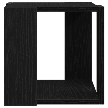 vidaXL Τραπεζάκι καφέ Μαύρος δρυός MDF 32x32x30cm Απλό Τετράγωνο 1 τεμ.