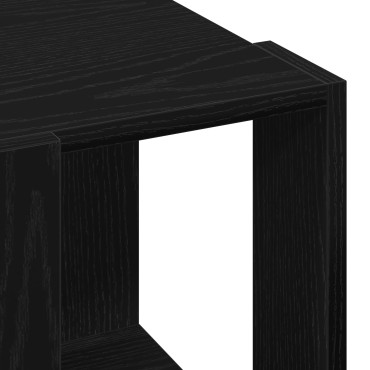 vidaXL Τραπεζάκι καφέ Μαύρος δρυός MDF 32x32x30cm Απλό Τετράγωνο 1 τεμ.
