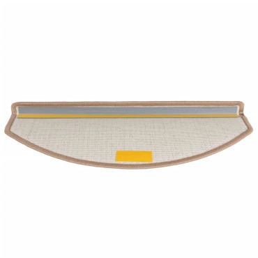 vidaXL Πατάκια Σκάλας 15 τεμ. Ανοιχτό Καφέ 65 x 24 x 4 εκ.