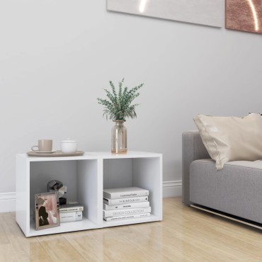 vidaXL Έπιπλα Τηλεόρασης 2 τεμ. Λευκά 37x35x37cm από Επεξ. Ξύλο